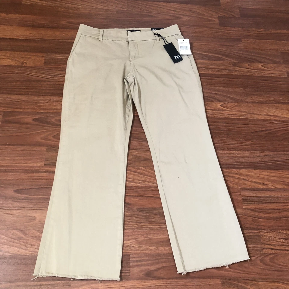 Pantalones KUT From The Kloth Stella Kick Flare Flecos Elastizados Talla 4 6 8 10 Foto 4 de 4