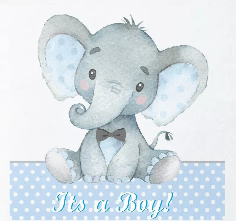 Elephant baby hotsell shower cake topper