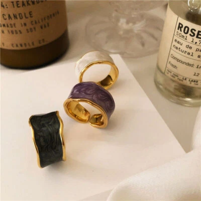 Damen Ring vergoldete 925 Sterling Silberüberzug  Ring verstellbarer Frauenring - Bild 1 von 4