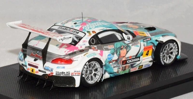 Hatsune Miku Good Smile Racing BMW Z4 2011 FUJI versión ganadora EBBRO 1/43 842054 Foto 3 de 4