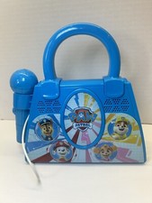 Paw Patrol Sing A-long Karaoke Boombox with Microphone Tested
