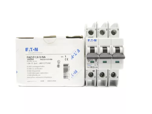 EATON FAZ-D1,5/3-NA 277VAC 1.5A NSMP