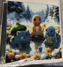 completed diamond painting finished