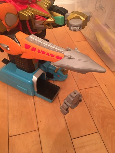 2002 Bandai Power Rangers Wild Force Deluxe Isis Command Megazord 16in Works! - Picture 8 of 15