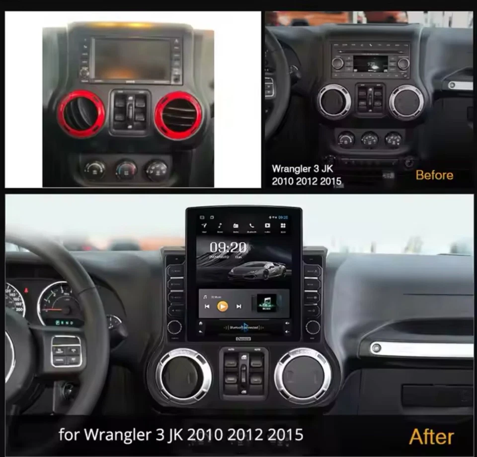 Tokesla Smart Multimedia Jeep JK Stereo Large Screen Car Play Radio  - Bild 4 von 4