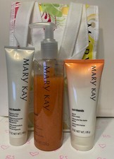 Mary Kay Satin Hands PEACH 3 Pc Pampering Set - NIB