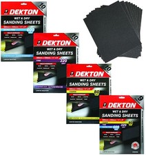 Wet And Dry Sanding Sheet Sandpaper 80 320 600 Grit Or Assorted Pack DT80780
