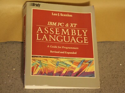 1983 IBM PC & XT Assembly Language Book Guide Scanlon