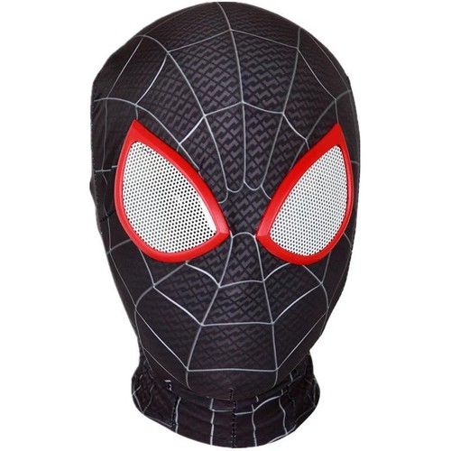 Costume cosplay nero incredibile maschera uomo spidar maschere spidarman oggetti di scena Halloween - Foto 8 di 20
