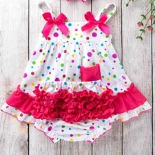 Reborn Baby Girl Doll Clothes Dress Clothing For 22"-23" Baby Dolls Accessories