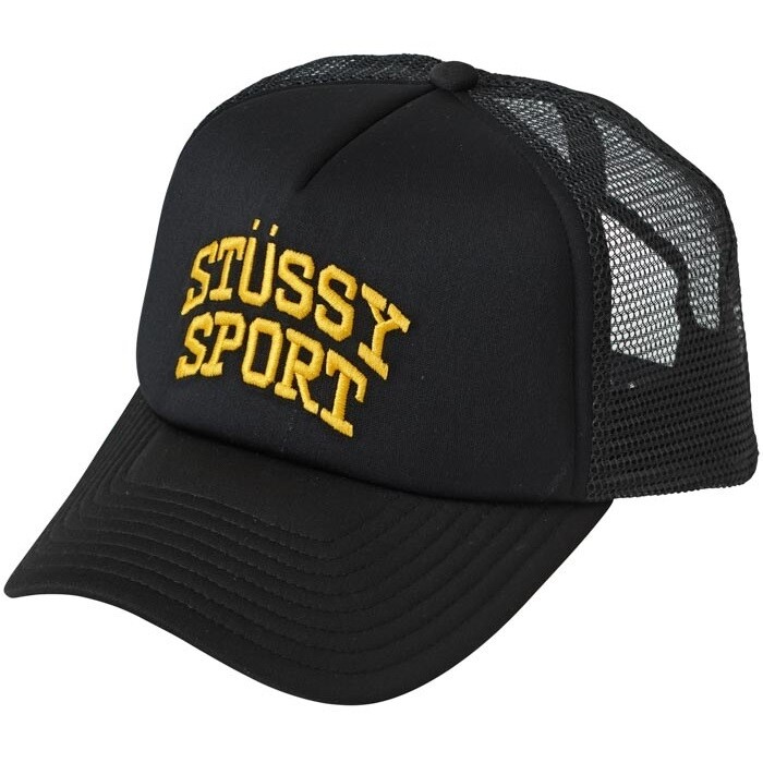 STUSSY SPORT CAP Black