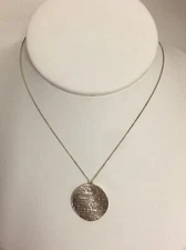 Tiffany & Co. Sterling Silver Notes 727 Fifth Avenue Necklace 16"