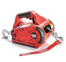 Warn Pullzall 1000 Lb Electric 885005 Hand Held Winch 24v Cordless Small Damage