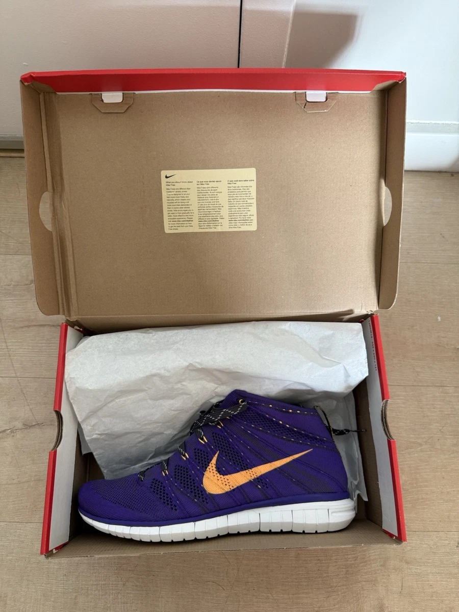 NIKE Free Flyknit Rare Chukka Hyper Grape Purple Colorway Sneakers Men’s Size 9 NIKE FREE FLYKNIT CHUKKA HYPER GRAPE Purple 639700-500 MENS  main image 3
