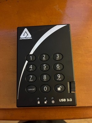 Apricorn Aegis Padlock 3.0 1TB USB 3.0 Secure Encrypted Drive