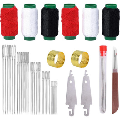 Big Eye Steel Needles Set, Stainless Steel Sewing Needle Kit Us