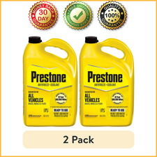 2pack Prestone Universal Antifreeze Coolant 5050 Prediluted 1 Gal Extended Life