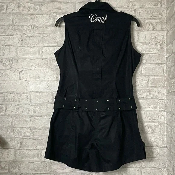 Mameluco Coogi Y2K negro sin mangas talla M Foto 4 de 4