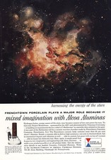 1959 Alcoa: Frenchtown Porcelain Vintage Print Ad
