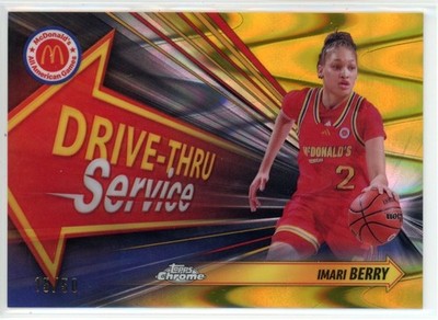 2024  Chrome McDonald's Imari Bailey Drive-Thru Servie Gold RayWave /50