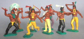 Timpo Plastic 2nd Issue American Native Indian Figures