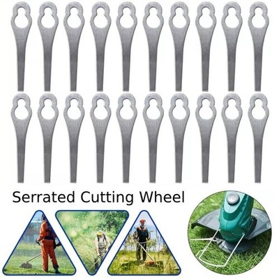 10-50x Ersatz Metall Messer Klingen für Einhell Akku Rasentrimmer GE-CT 18 Li