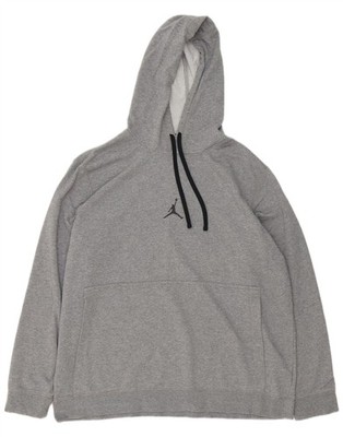 Jordan Herren Dri Fit Hoodie Pullover 2XL Grau Gefleckt ZE04
