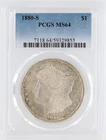 1880-S Morgan Silver Dollar PCGS MS64 S$1 San Francisco Minted No Reserve