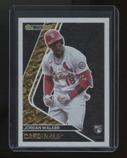 2023 Topps Update Jordan Walker Topps Black Gold Rookie Card #BG-29. rookie card picture