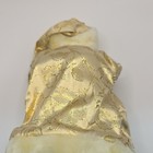 Vintage Light Up Hanging Santa Face Christmas Ornament, Gold/White #2211064 — photo 6