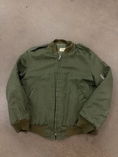 1960s/70s Vintage Military Green Tanker Jacket Made In USA Size Large Rare