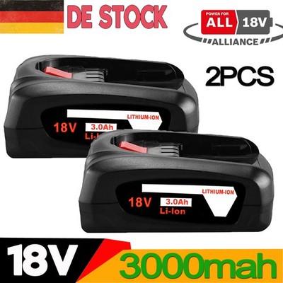 2X 18V 3.0AH Li-Ion Akku für BOSCH PSB 18 LI-2 18 LI-2H PSR 18 LI-2H PST 18 LI