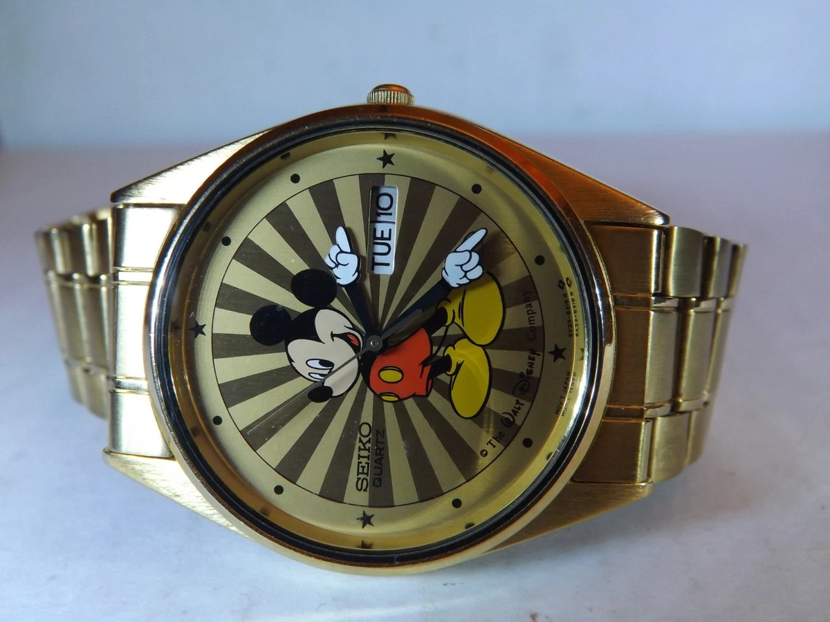Vintage Seiko Quartz Mickey Mouse \
