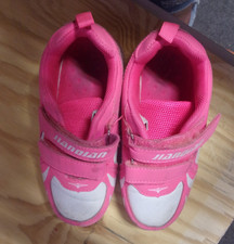 LED LIGHT UP HOT PINK JIANDIAN SPORT PINK HEELYS YOUTH GIRLS SIZE 13-13.5 C