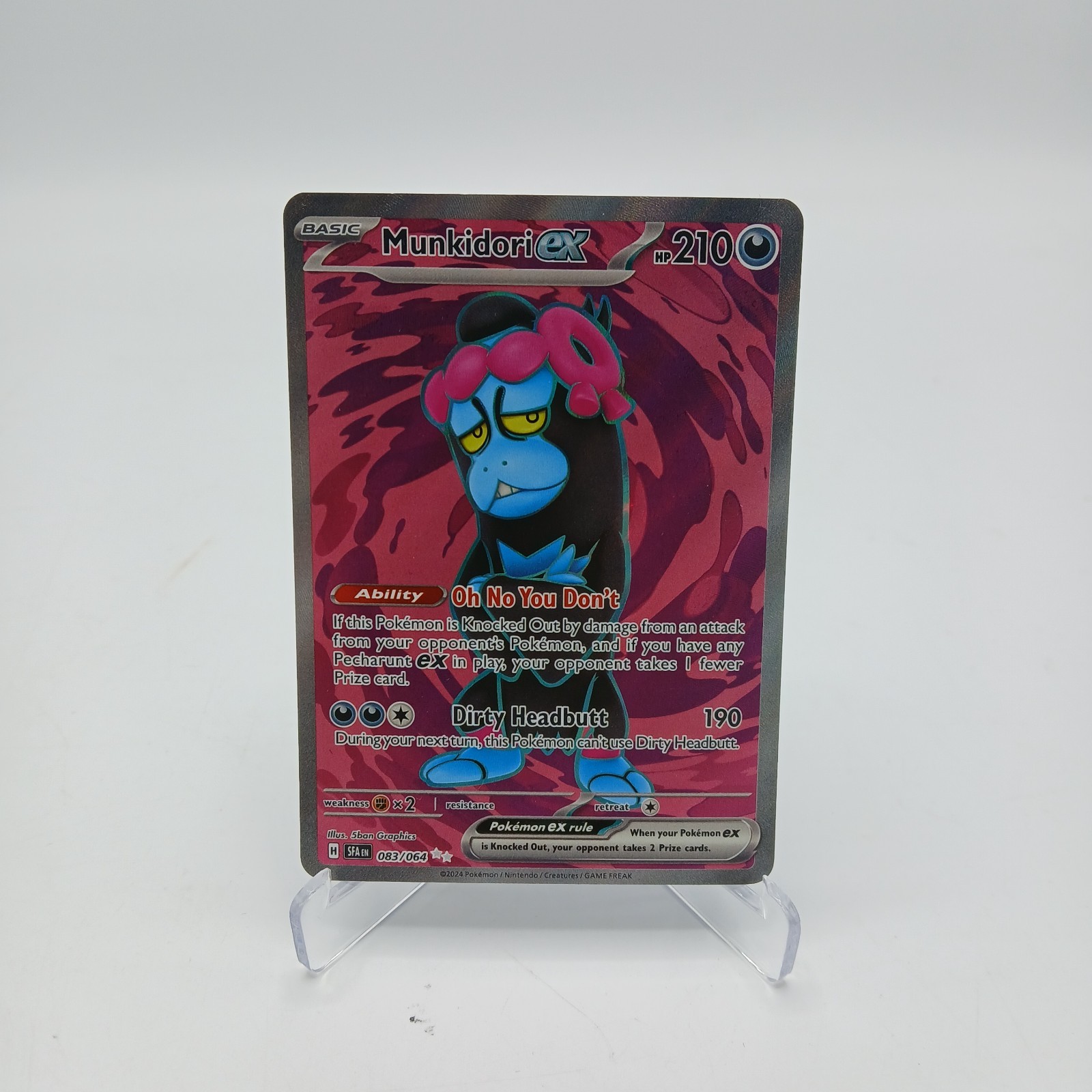 Munkidori EX (083/064) Pokemon TCG Sv: Shrouded Fable Holo - NM