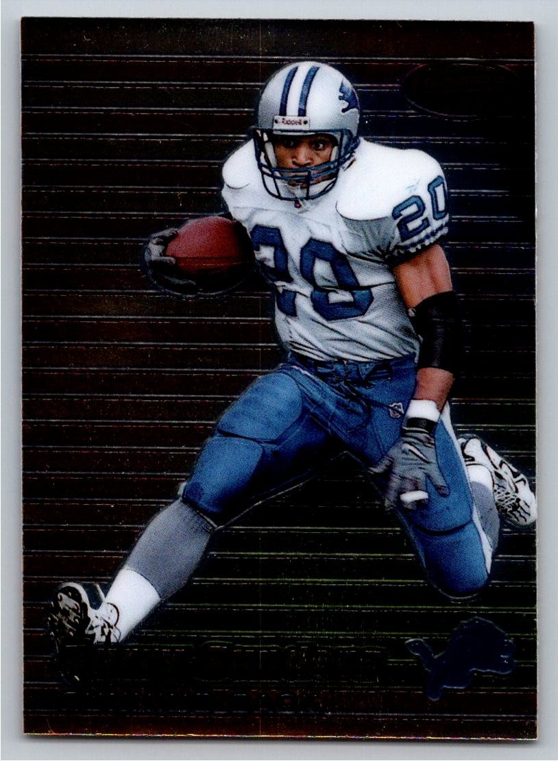1999 Bowman's Best Barry Sanders Detroit Lions #50 Football Card