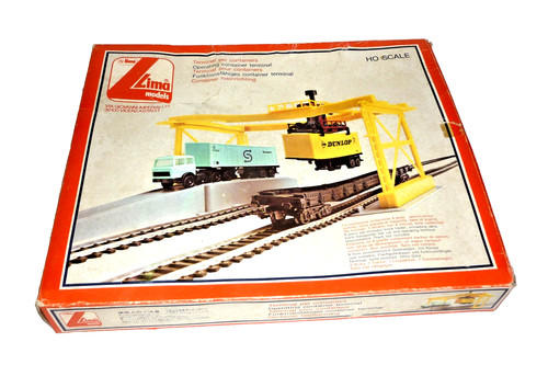 Lima Modelleisenbahn 609060 Funktionsfähiges Container Terminal H0 OVP | Condition: Gebraucht