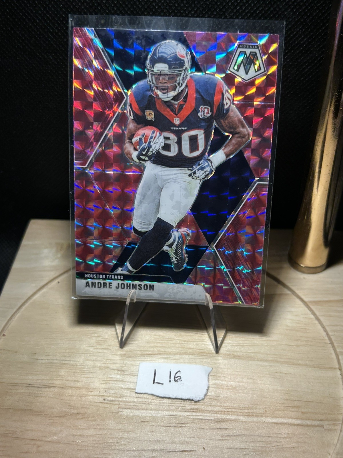 2020 Panini Mosaic Pink Prizm Andre Johnson #86 Houston Texans