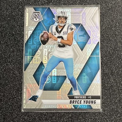 2025 Panini Mosaic Bryce Young Silver Knight /149 #86 Panthers