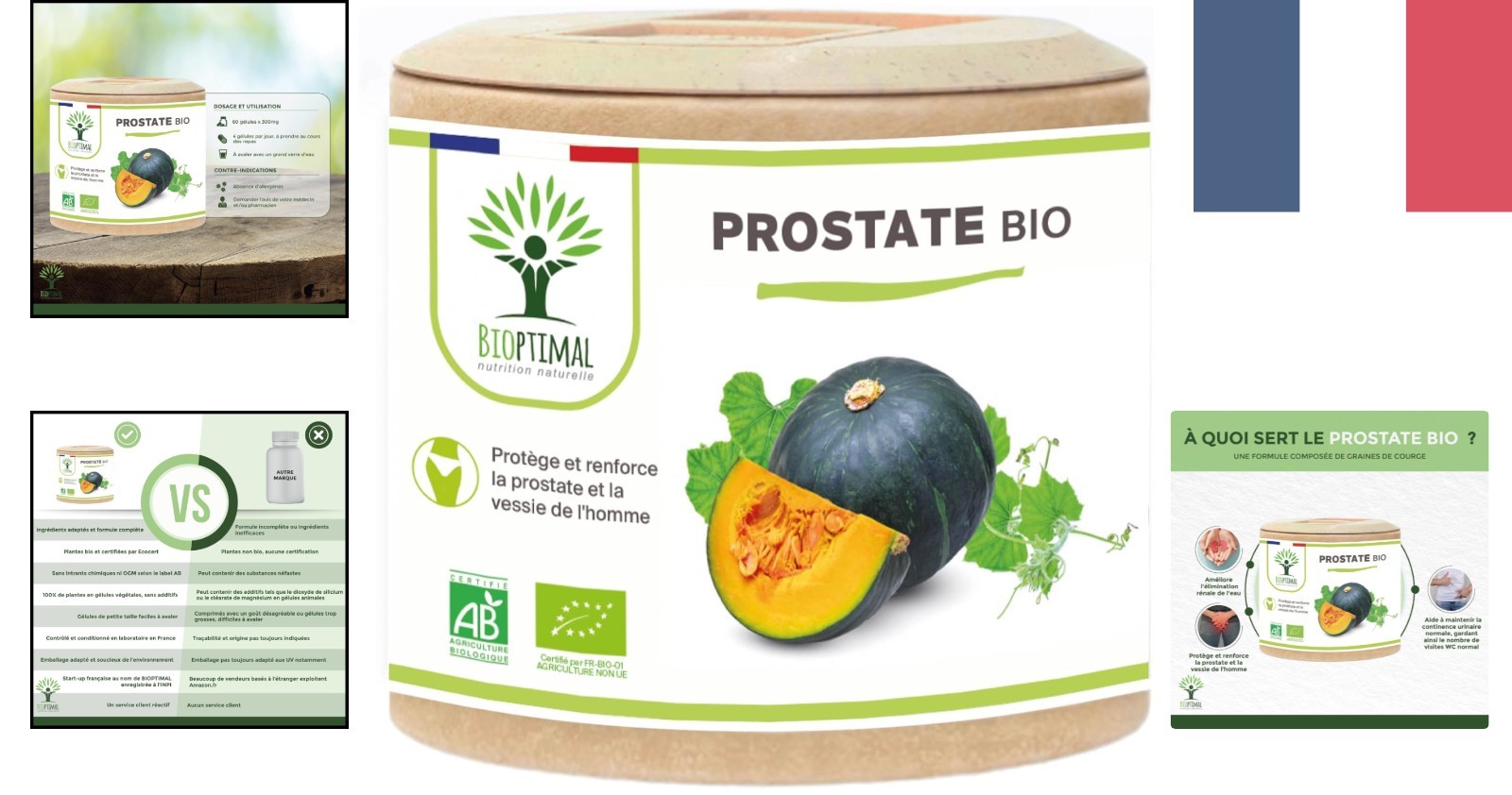 Gélules prostate pour le confort urinaire naturel chez l'homme