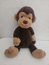 Jellycat Wumper Monkey Plush Stuffed Animal Brown Tan Floppy Soft Toy 14"