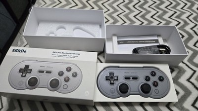 8BitDo SN30 Pro Bluetooth Wireless Gamepad for Switch PC Android Gray Open Box