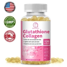 Glutathione Collagen Pure Reduced L-Glutathione Anti Aging Skin Whitening Detox