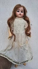 Antique doll to restore porcelain head fixed eyes h = 45cm late 19th century, Germany?