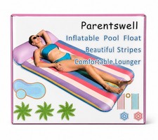 Parentswell Oversized Fabric-Covered Lounger Pool Float 72" x 38"
