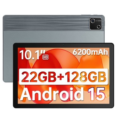 NEW 10.1'' WIFI Tablet Android 15 HD 22GB+128GB Tablet Pad Octa-Core Dual Camera