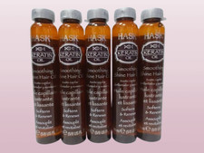 HASK KERATIN OIL SMOOTHING SHINE HAIR OIL SOFTENS RENEWS NWOB SET OF 5