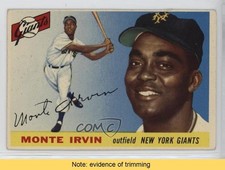 1955 Topps Monte Irvin #100 HOF READ 0z0n