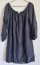 MICHAEL Michael Kors Black Ruched Short Shift Dress Scoop Neck Size M