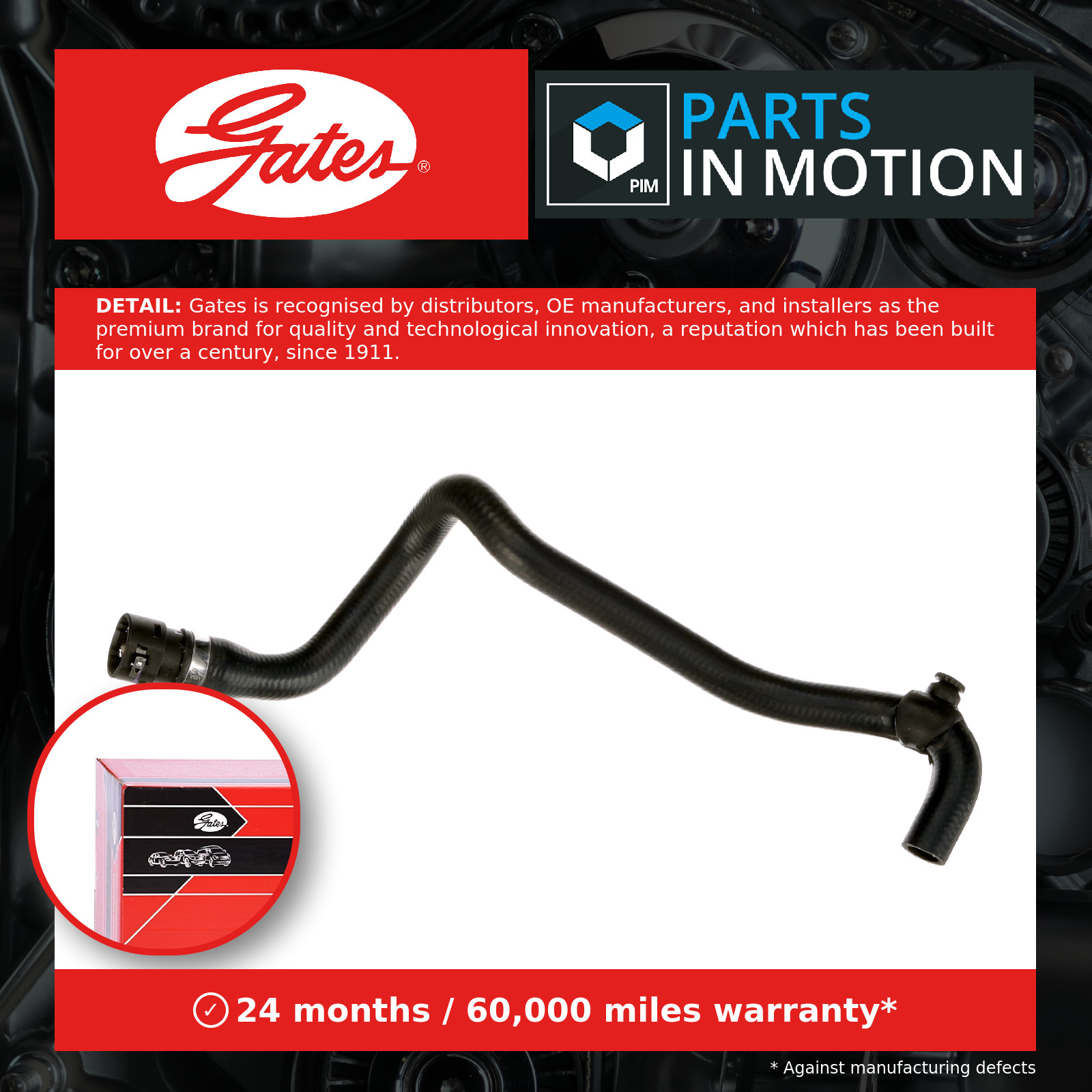✅Fits GATES GAT02-1722 Heater Hose GAT02-1722 Heater hose (16,5mm) f ⭐UK Seller⭐ - Image 10